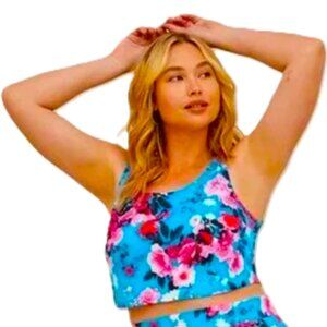 Torrid Floral Crop Top Plus Size 3X